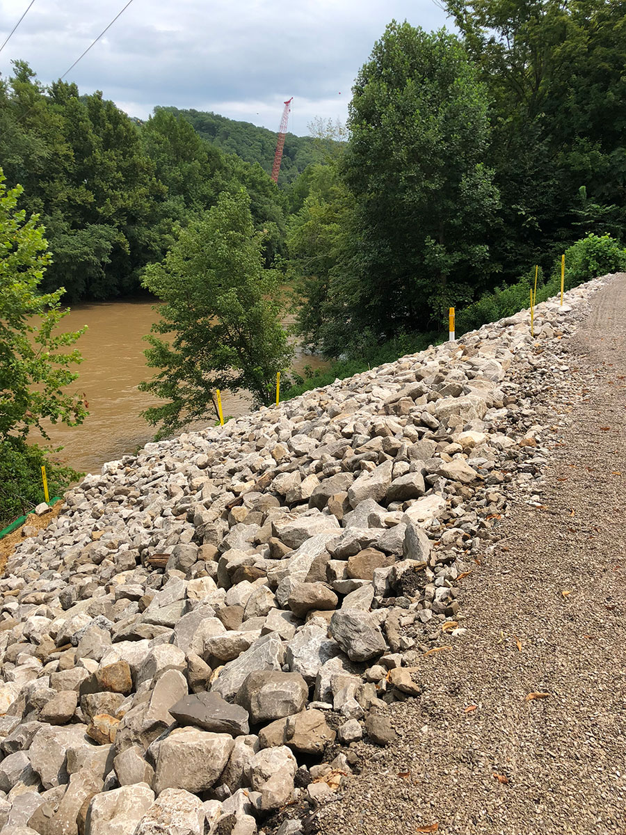 Finished Slip with Rocks